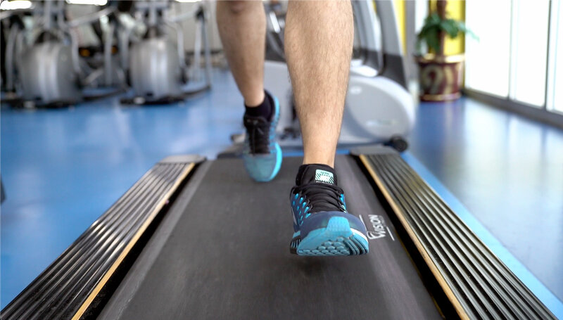 exercise on a treadmill