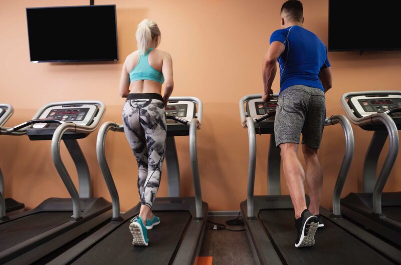Focus on the treadmill to help you reach your desired speed